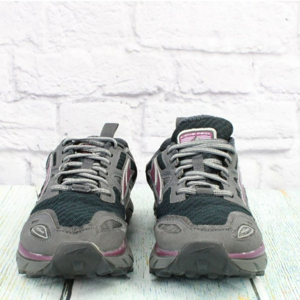 Altra Lone Peak 3.0 Gray Mesh Lace Up Low Top Trail Sneakers Shoes Size 7.5 - Picture 4 of 9